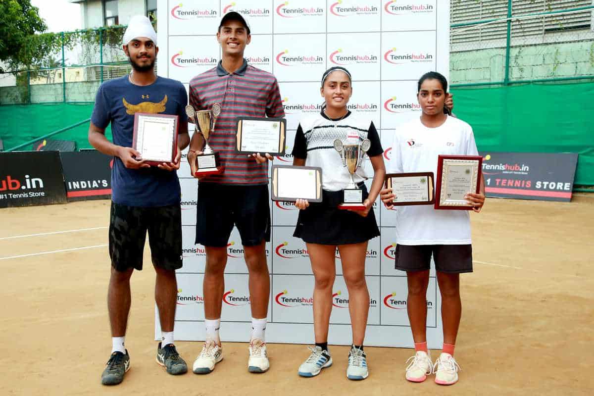 Tennishub-MPTA National Junior Tennis Championship – Singles Winner and Runner up