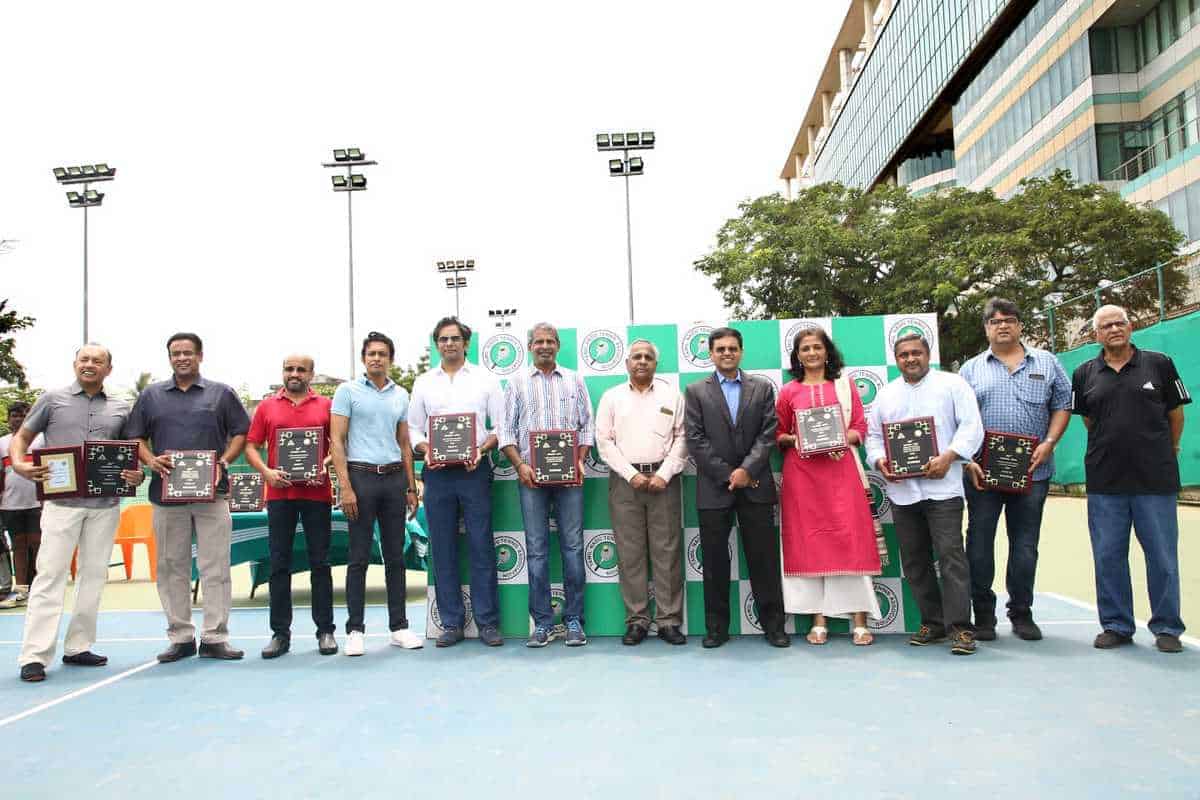 Sanmar TNTA and UCAL TNTA League 2020 Winners with Dignitaries